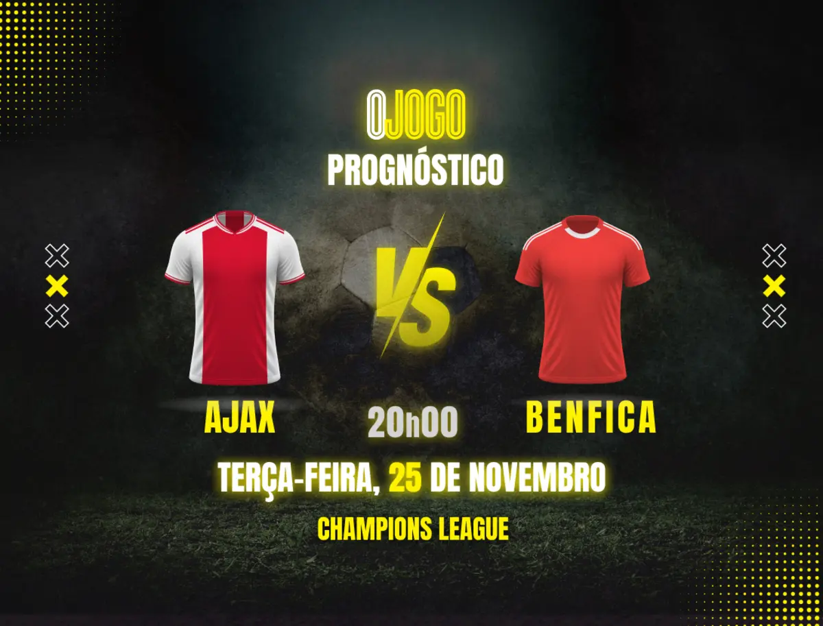 Imagem de contexto do artigo Prognóstico Ajax vs Benfica: Dicas e Odds para a Champions League