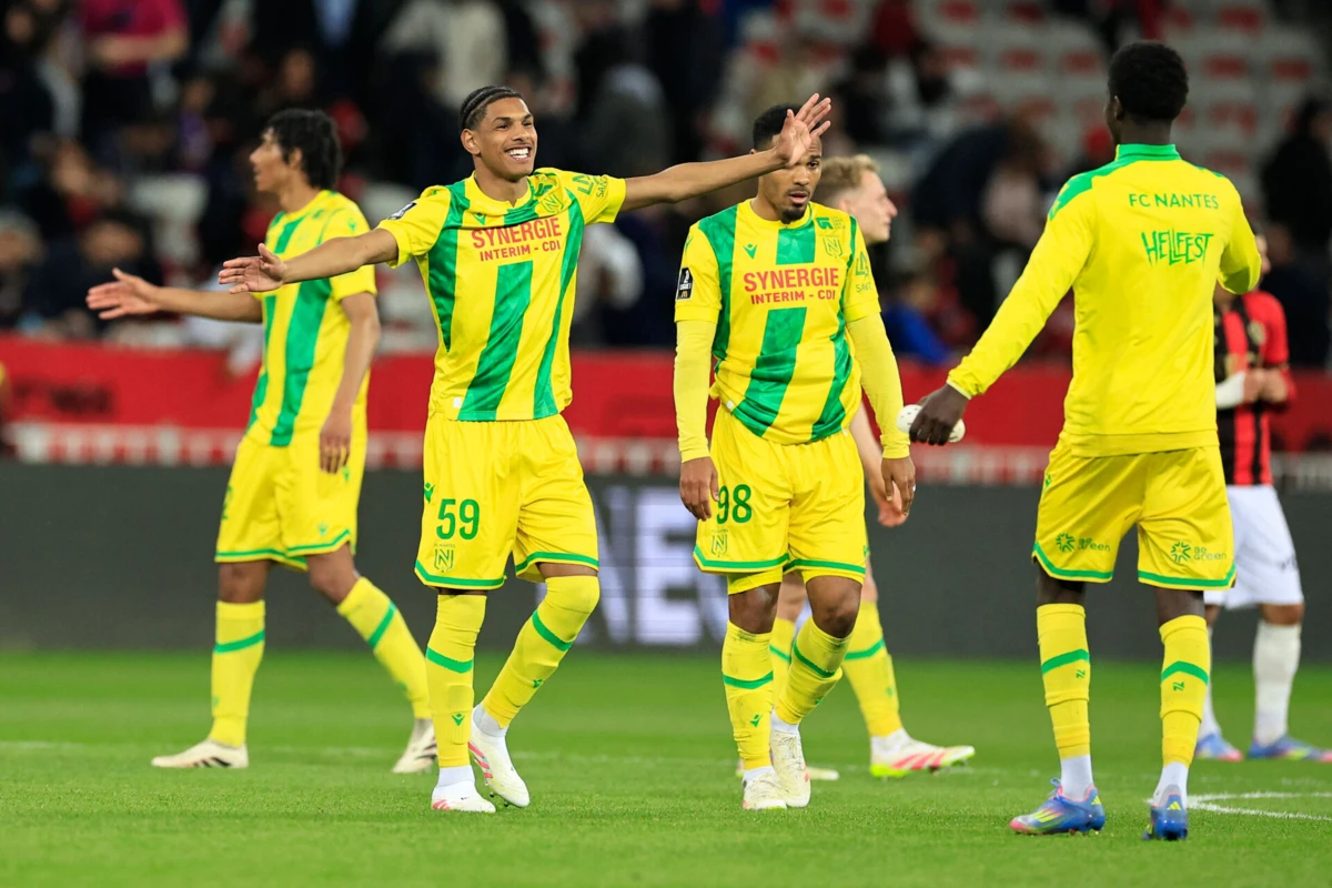 A festa do Nantes (Créditos: AFP)