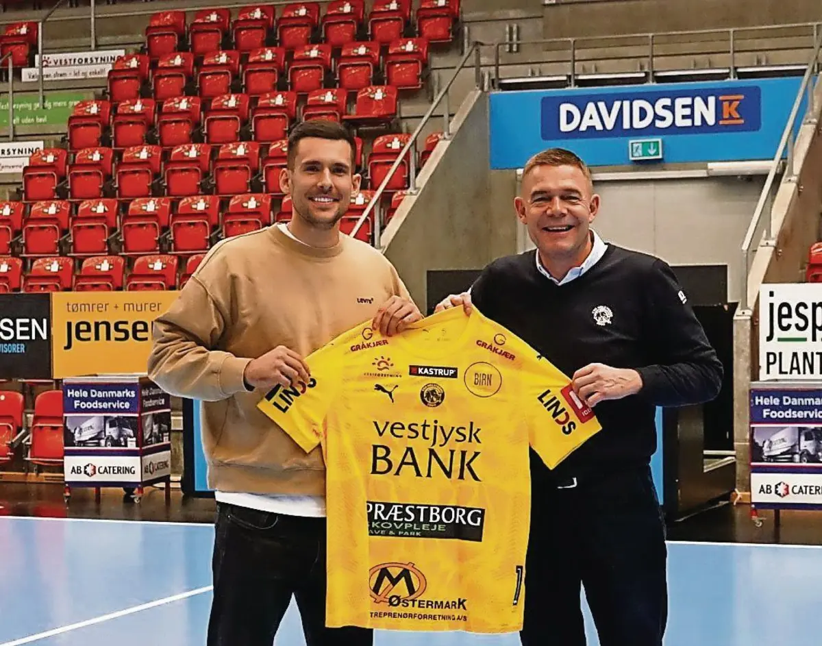 Imagem de contexto do artigo Holstebro mostrou Gustavo Capdeville: "Todos me recomendaram o clube"