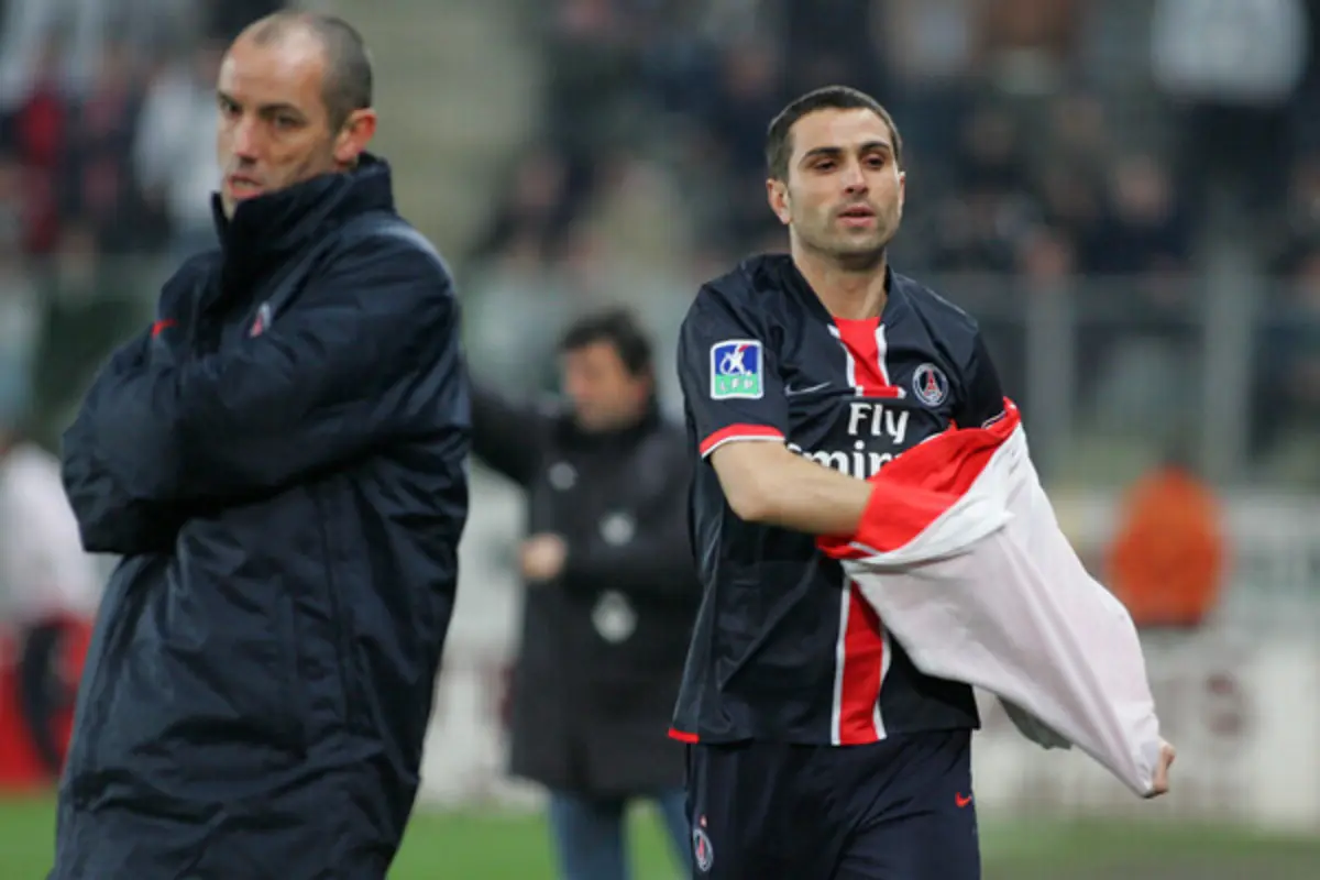 Pauleta, quando jogava no PSG (créditos: TONY DIAS O JOGO)