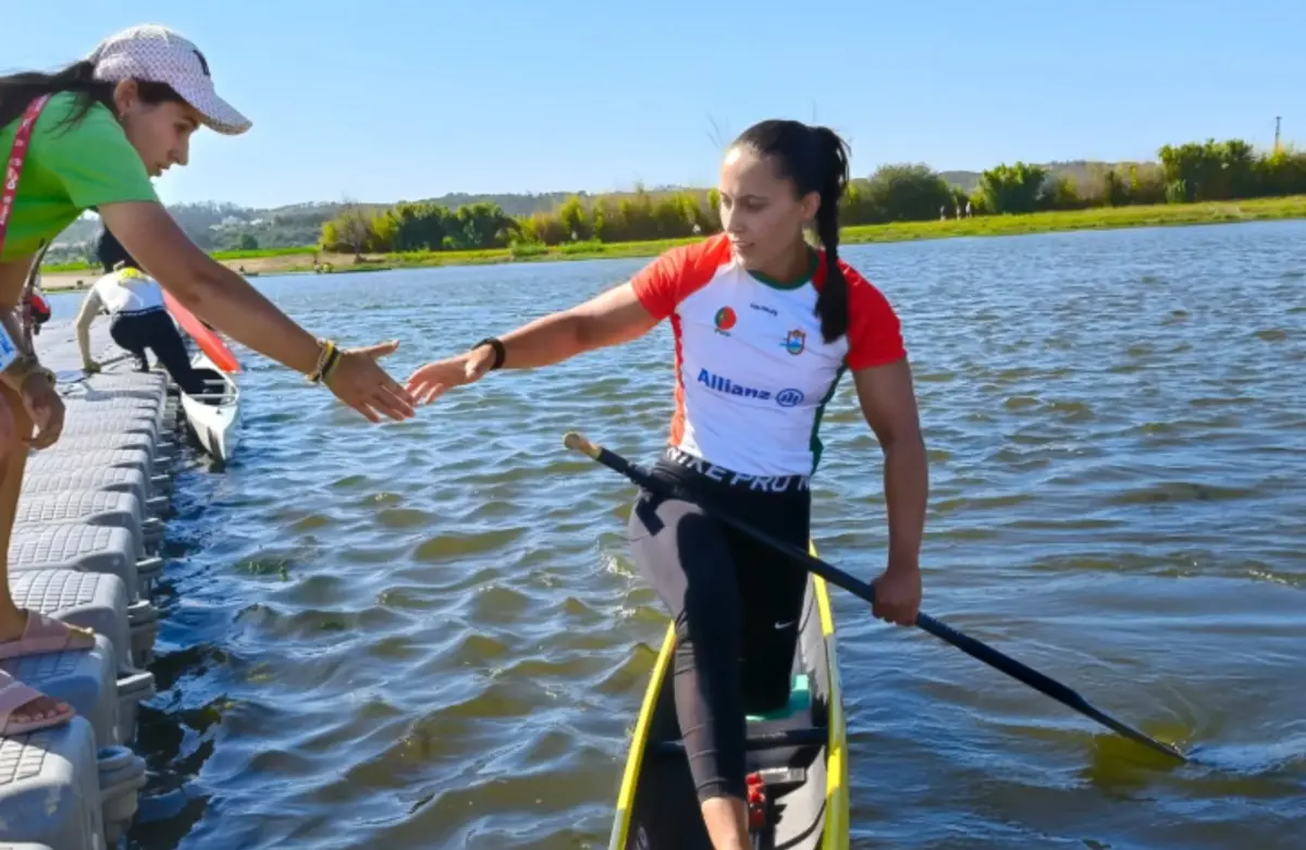 Beatriz Fernandes (Reprodução: Federação Portuguesa de Canoagem)