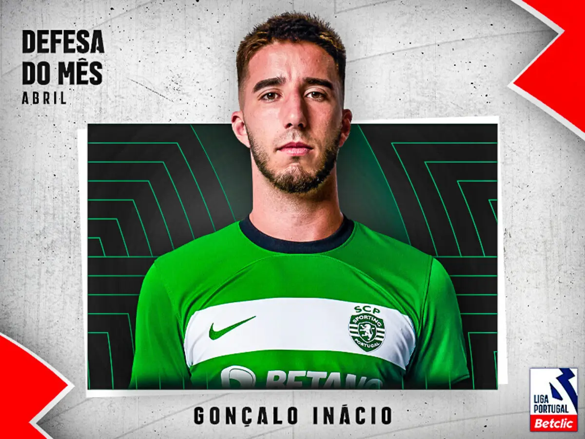 Imagem de contexto do artigo Gonçalo Inácio distinguido como Defesa do Mês