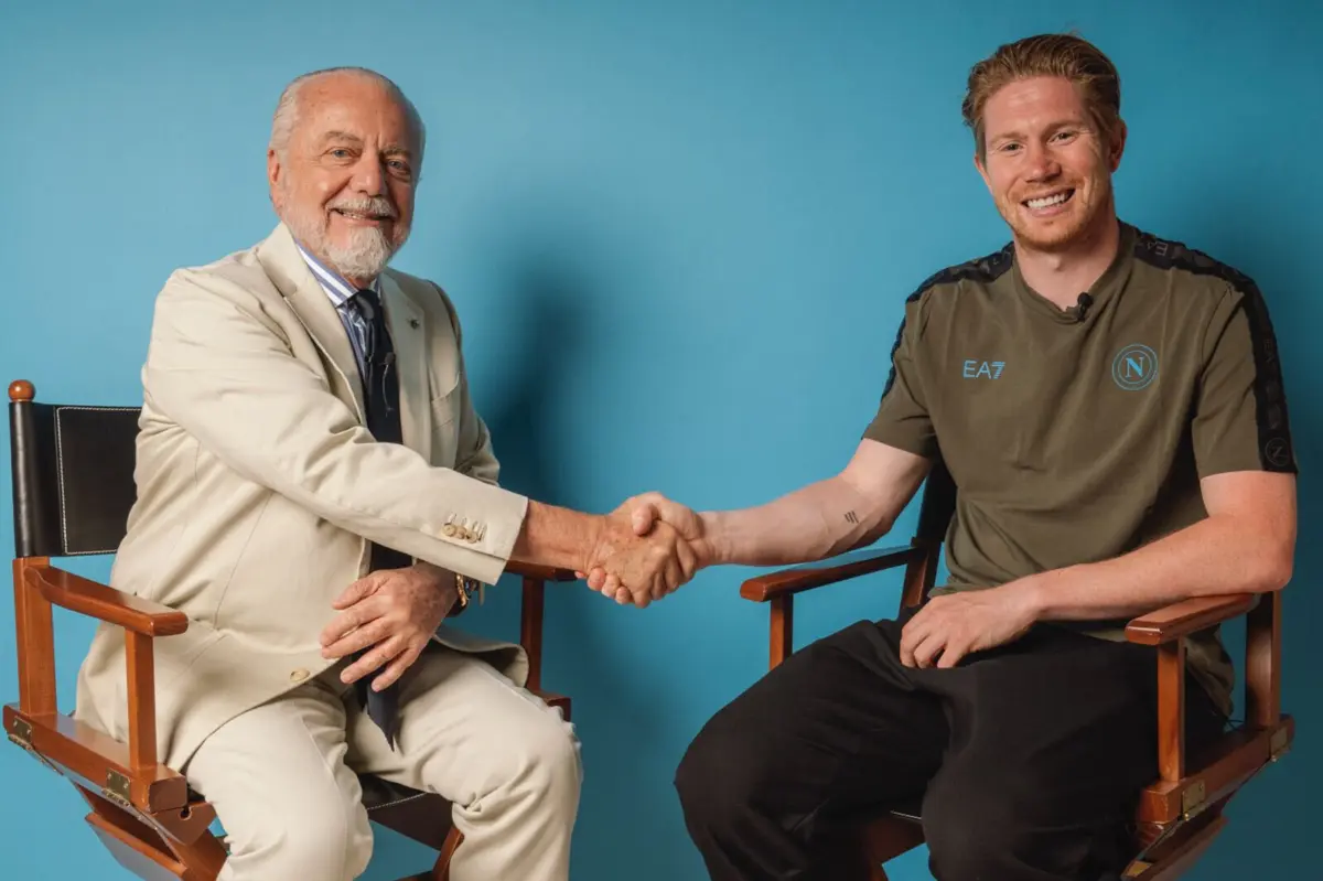 Aurelio De Laurentiis e Kevin De Bruyne
