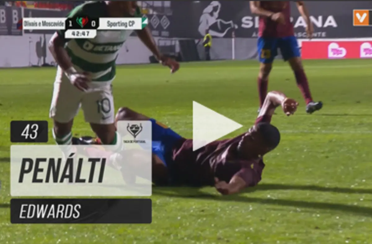 Imagem de contexto do artigo Outro penálti: Edwards empata o Olivais e Moscavide-Sporting perto do intervalo