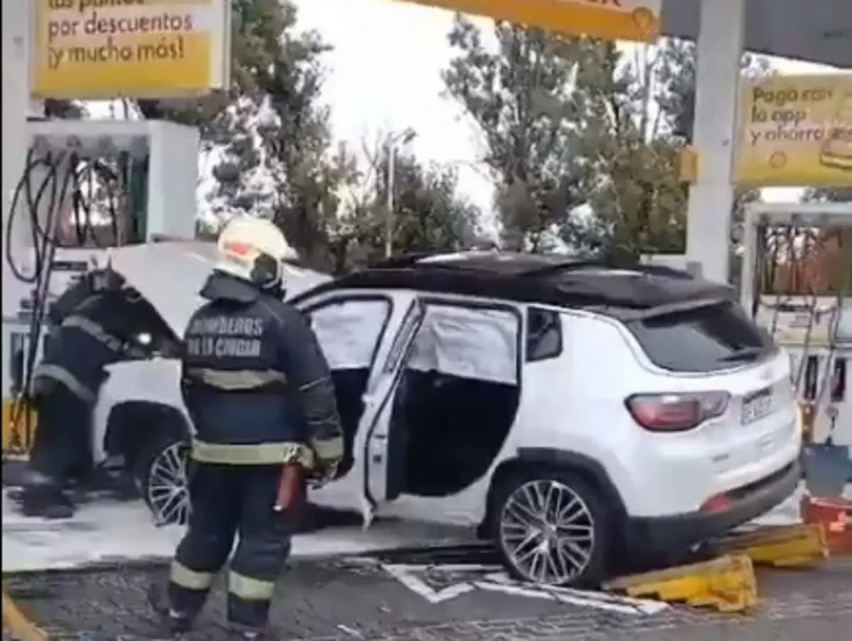 Carro de Palacios (créditos: X/Reprodução)