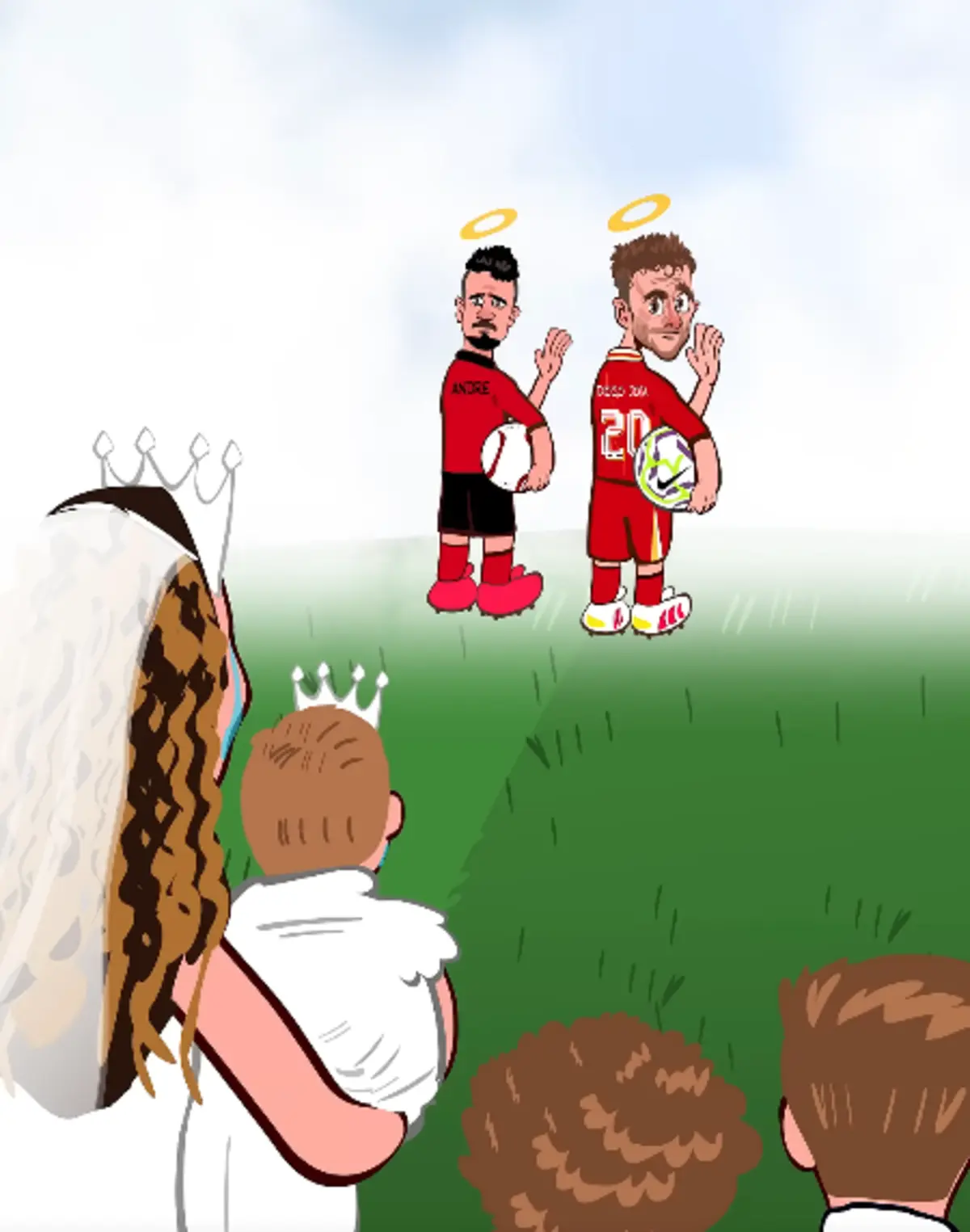 Imagem de contexto do artigo Diogo Jota: a animação de homenagem feita por artista iraniano que se tornou viral