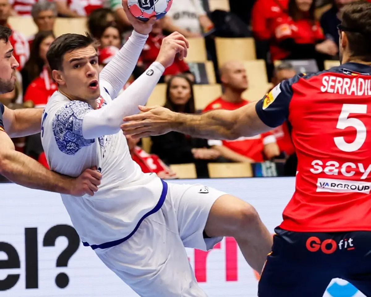Imagem de contexto do artigo Portugal vence Espanha por oito golos no Europeu de andebol