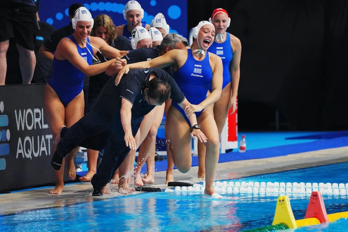 Imagem de contexto do artigo Grécia é a nova campeã mundial de polo aquático feminino