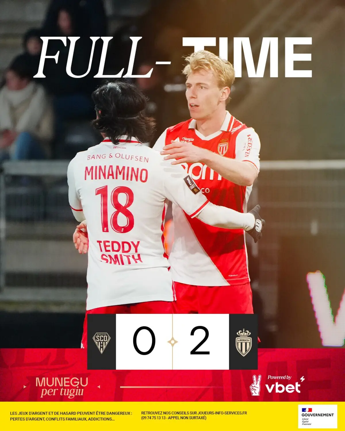 O Mónaco venceu (créditos: Facebook)