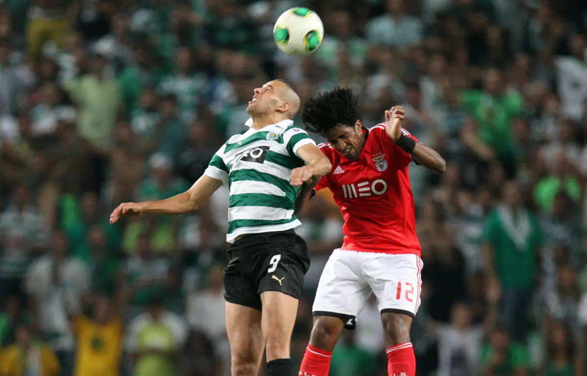 Slimani; Cortez (Gustavo Bom Global Imagens)