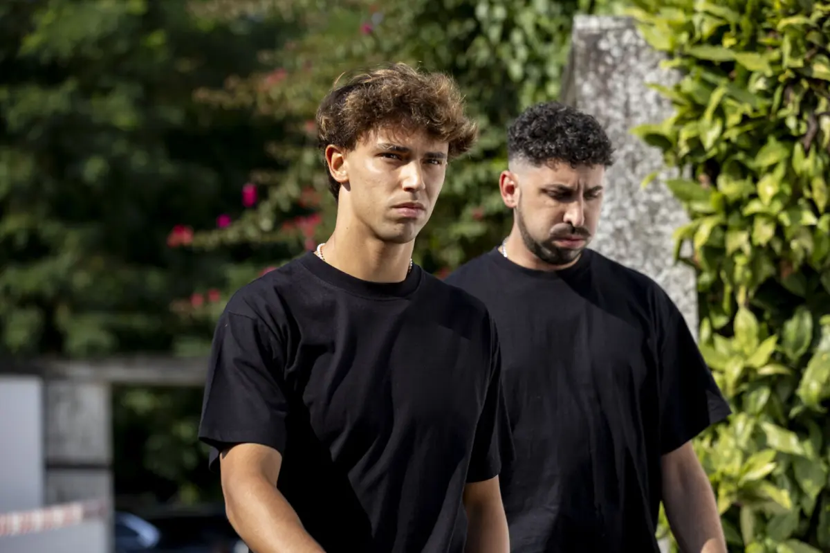 João Félix no funeral de Diogo Jota (Créditos: Carlos Carneiro)