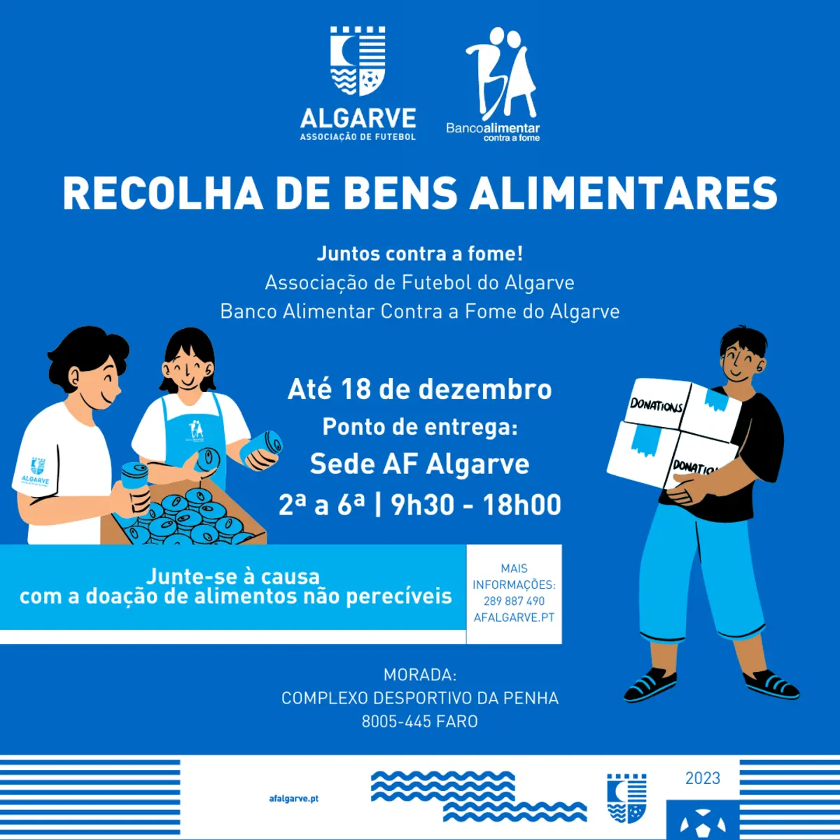 Imagem de contexto do artigo AF Algarve e Banco Alimentar unidos na recolha de bens alimentares