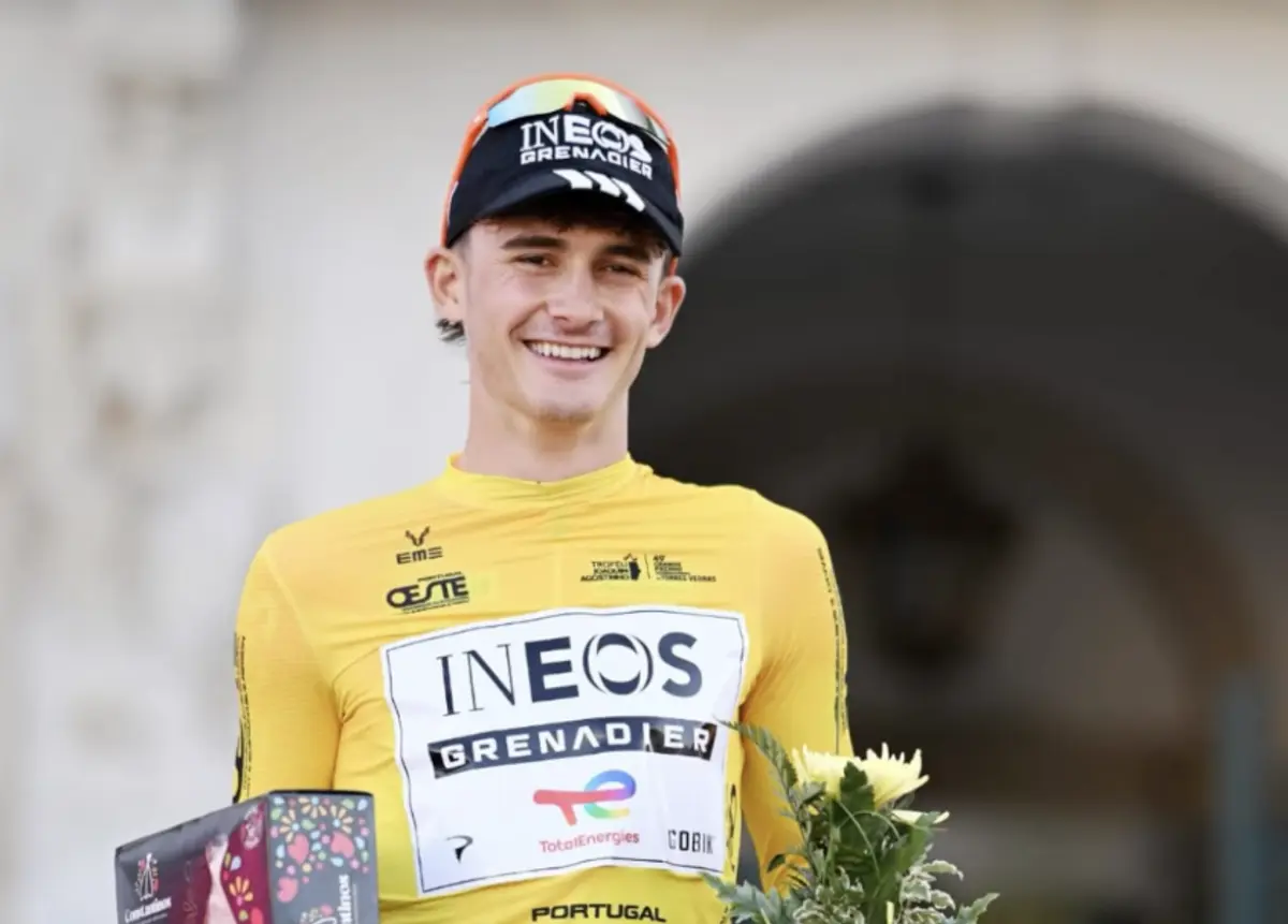 Ciclismo Rogers o primeiro camisol amarela em Torres Vedras.