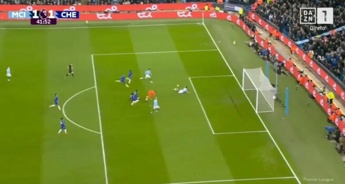 Imagem de contexto do artigo Gvardiol repõe empate no Manchester City-Chelsea: confira o golo