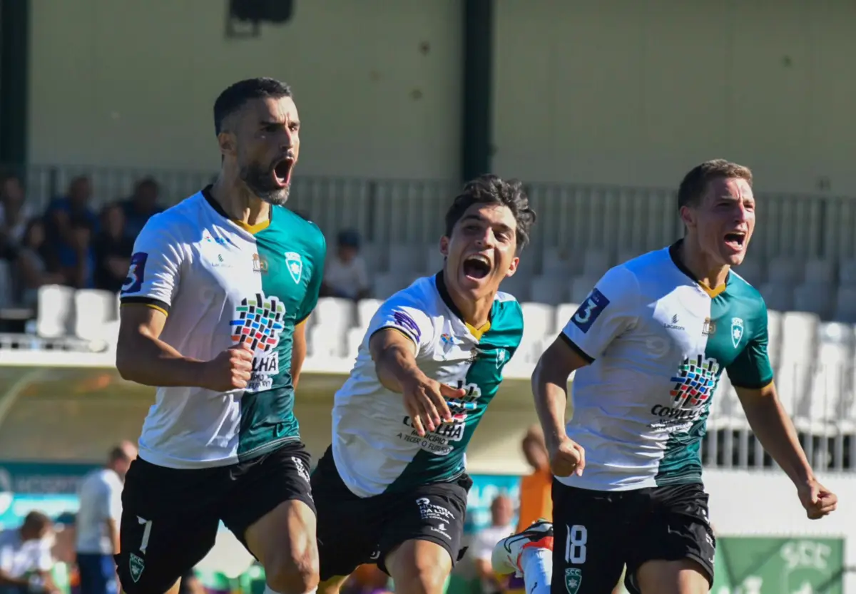 Jogadores do Covilhã (Créditos: Covilhã)