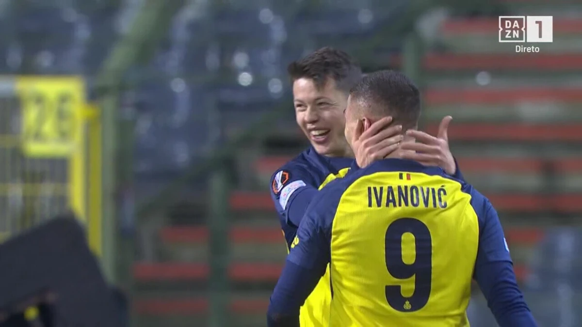 Imagem de contexto do artigo St. Gilloise-Braga: Ivanovic bisa e faz a reviravolta. Veja o golo