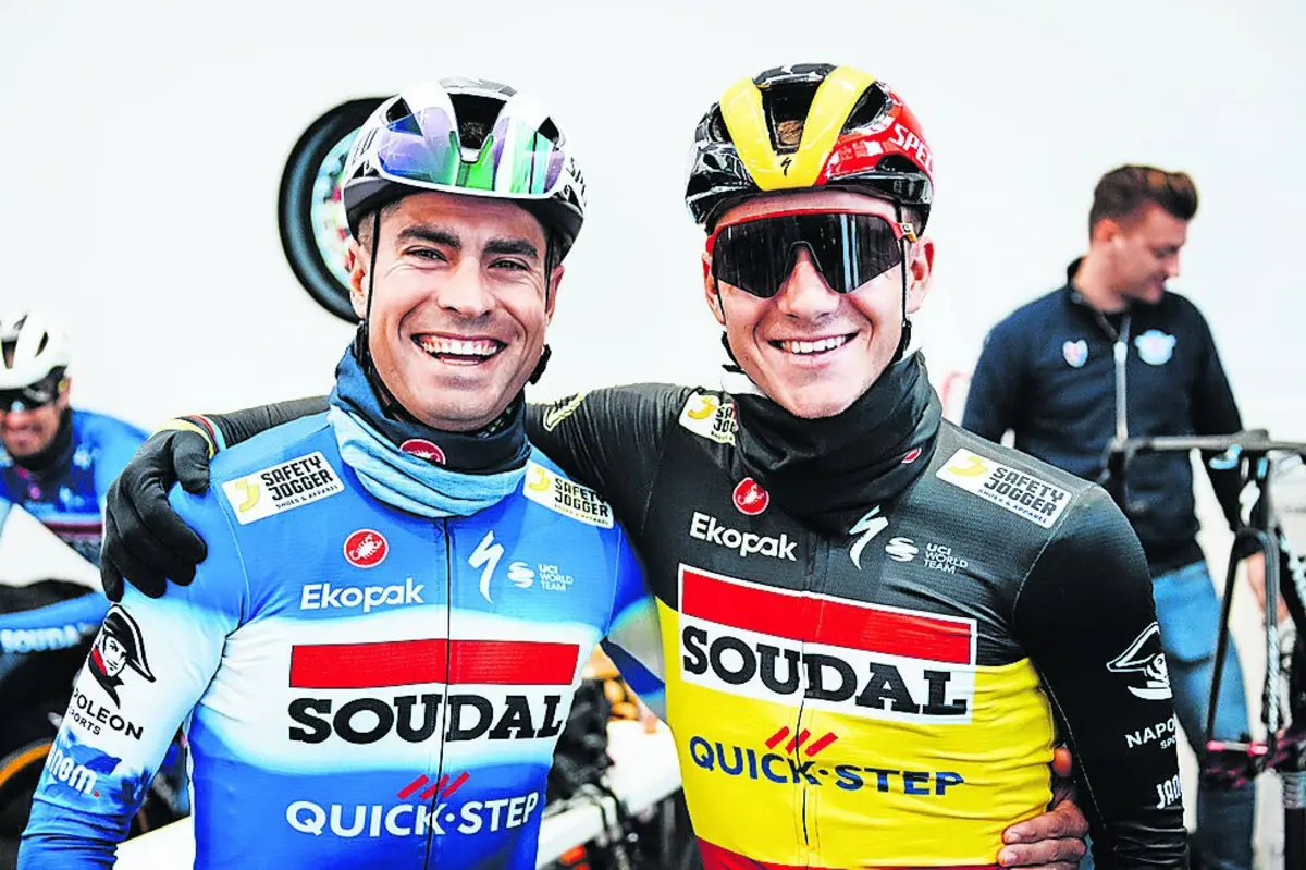 Mikel Landa vai ajudar Remco Evenepoel pela primeira vez na Clássica da Figueira. (Créditos: Soudal Quick-Step)