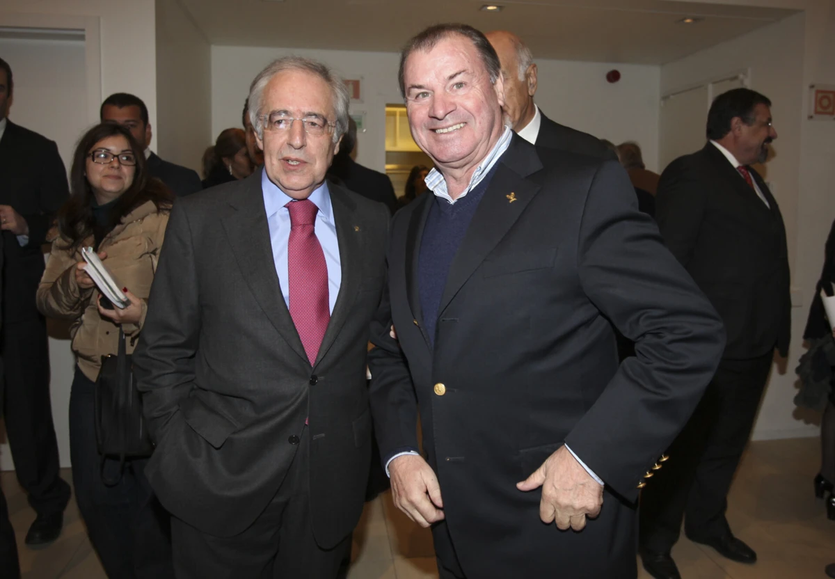 José Manuel Constantino e Carlos Lopes (Créditos: Nuno Pinto Fernandes/Global Imgens)