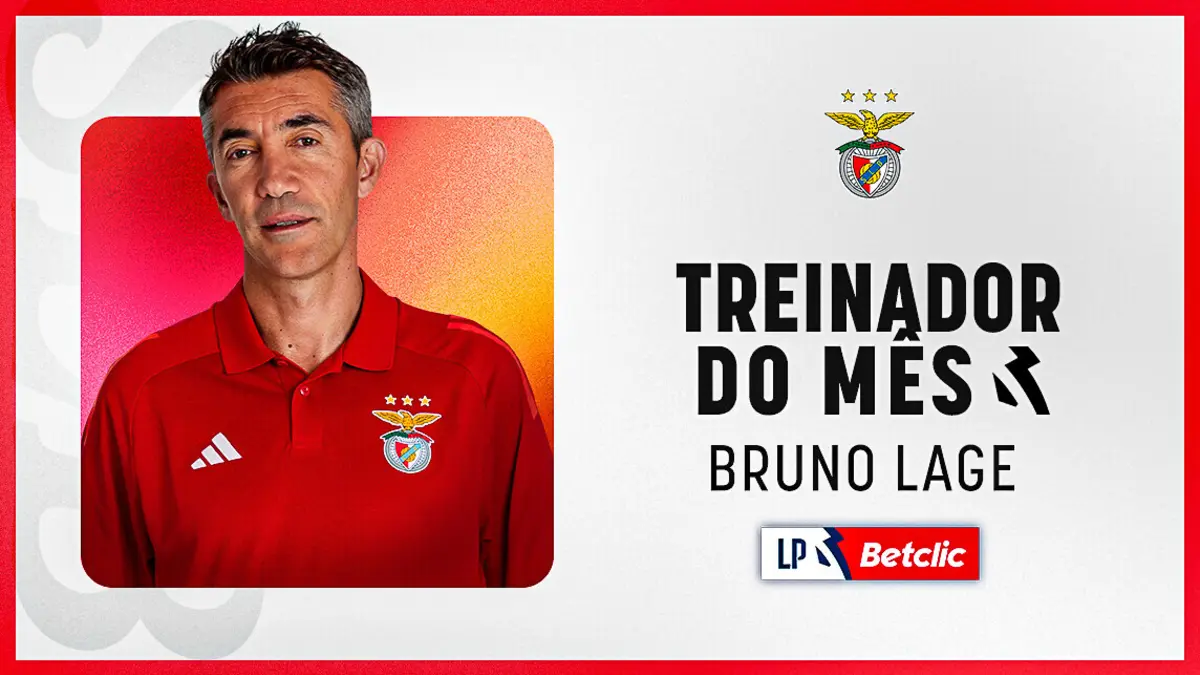 Imagem de contexto do artigo Bruno Lage conquista quarta distinção como Treinador do Mês
