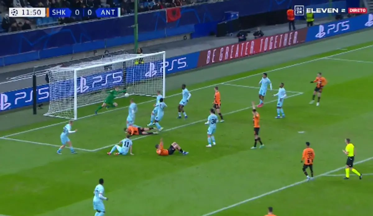 Imagem de contexto do artigo Shakhtar adianta-se ao Antuérpia com um golo de Matviienko. Assista ao lance