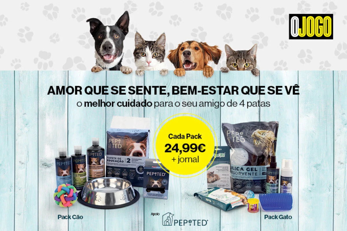 Imagem de contexto do artigo O JOGO e a PEPeTED juntam-se para cuidar do seu melhor amigo