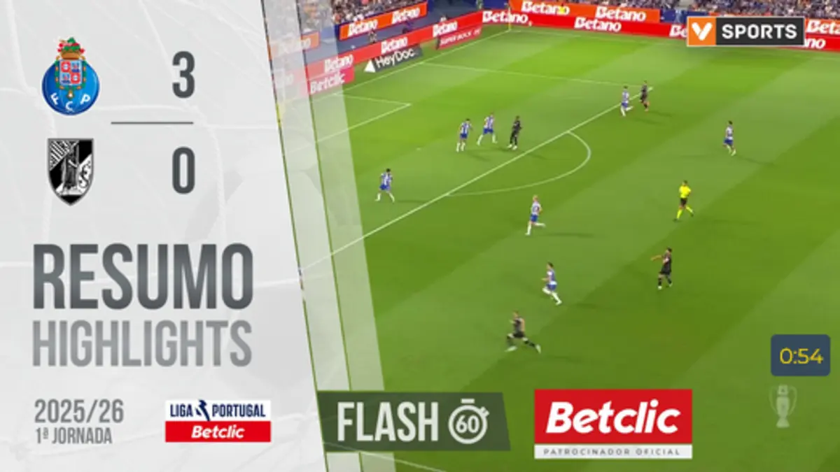 Imagem de contexto do artigo Veja o melhor do FC Porto-V. Guimarães neste resumo