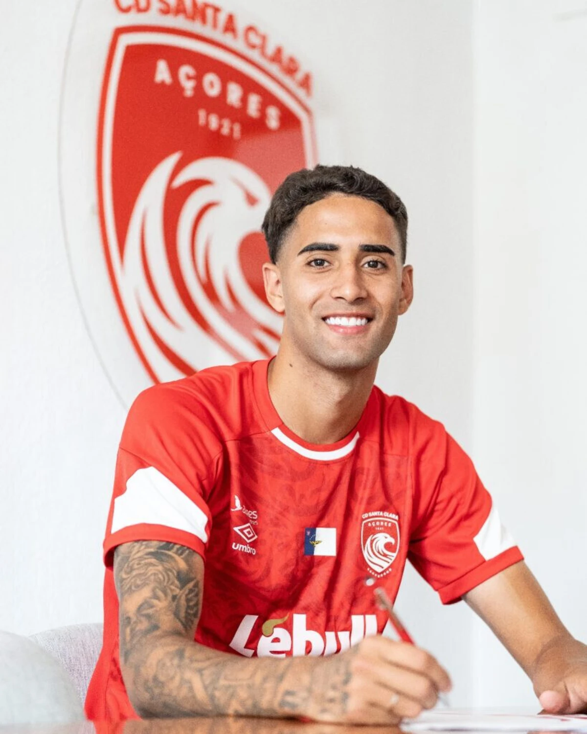 Henrique Silva, central do Santa Clara (créditos: Santa Clara)