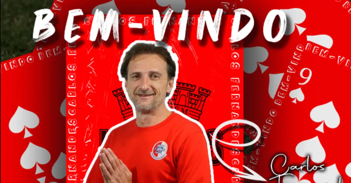 Imagem de contexto do artigo União de Santarém oficializa Carlos Fernandes como novo treinador