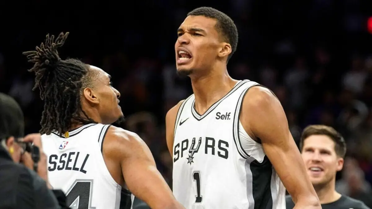 Imagem de contexto do artigo Wembanyama continua a fazer história na NBA e nem Lebron James fica indiferente