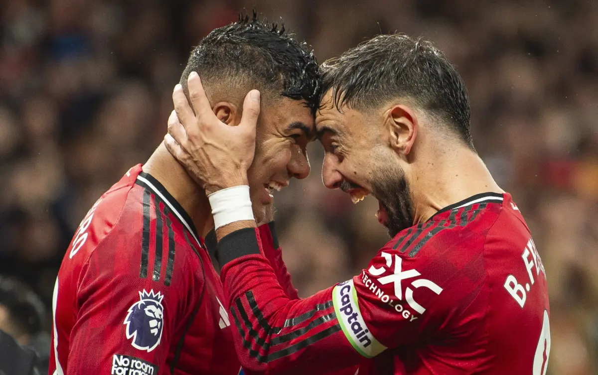 Casemiro e Bruno Fernandes