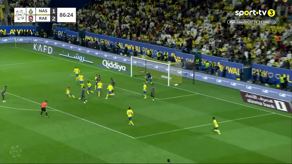 Golo de Sayoud (créditos: Sport TV)