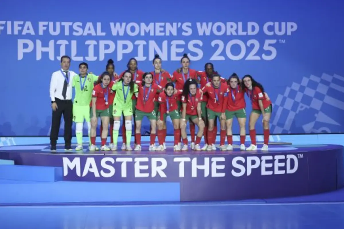 A seleção portuguesa de futsal feminino