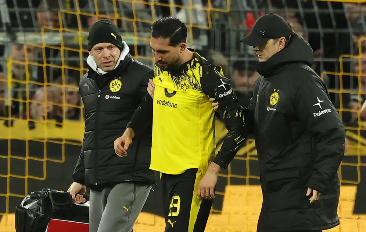 Emre Can, capitão do Dortmund, vai falhar o resto da época