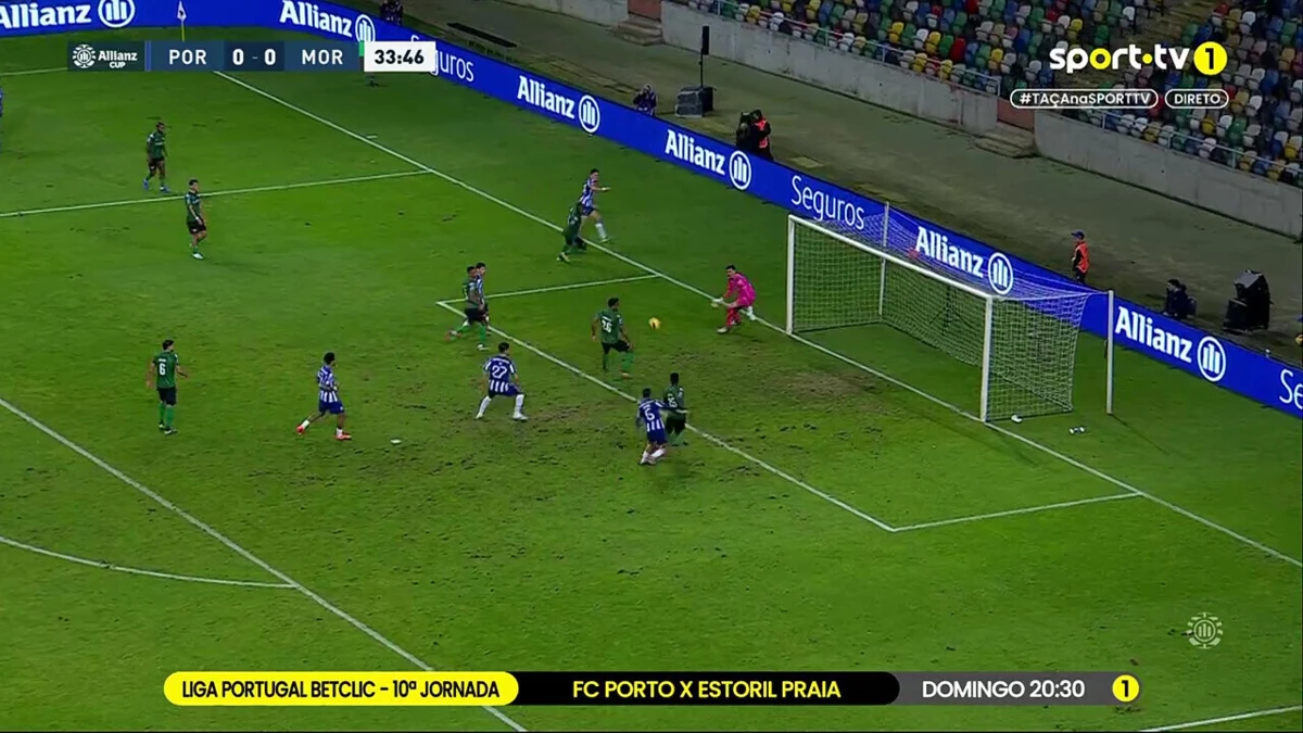 Imagem de contexto do artigo Infelicidade de Buta e FC Porto em vantagem contra o Moreirense. Veja o golo