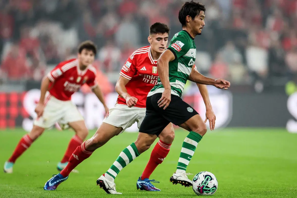 Imagem de contexto do artigo Morita: "Cuidei de mim para poder disputar o dérbi com o Benfica"