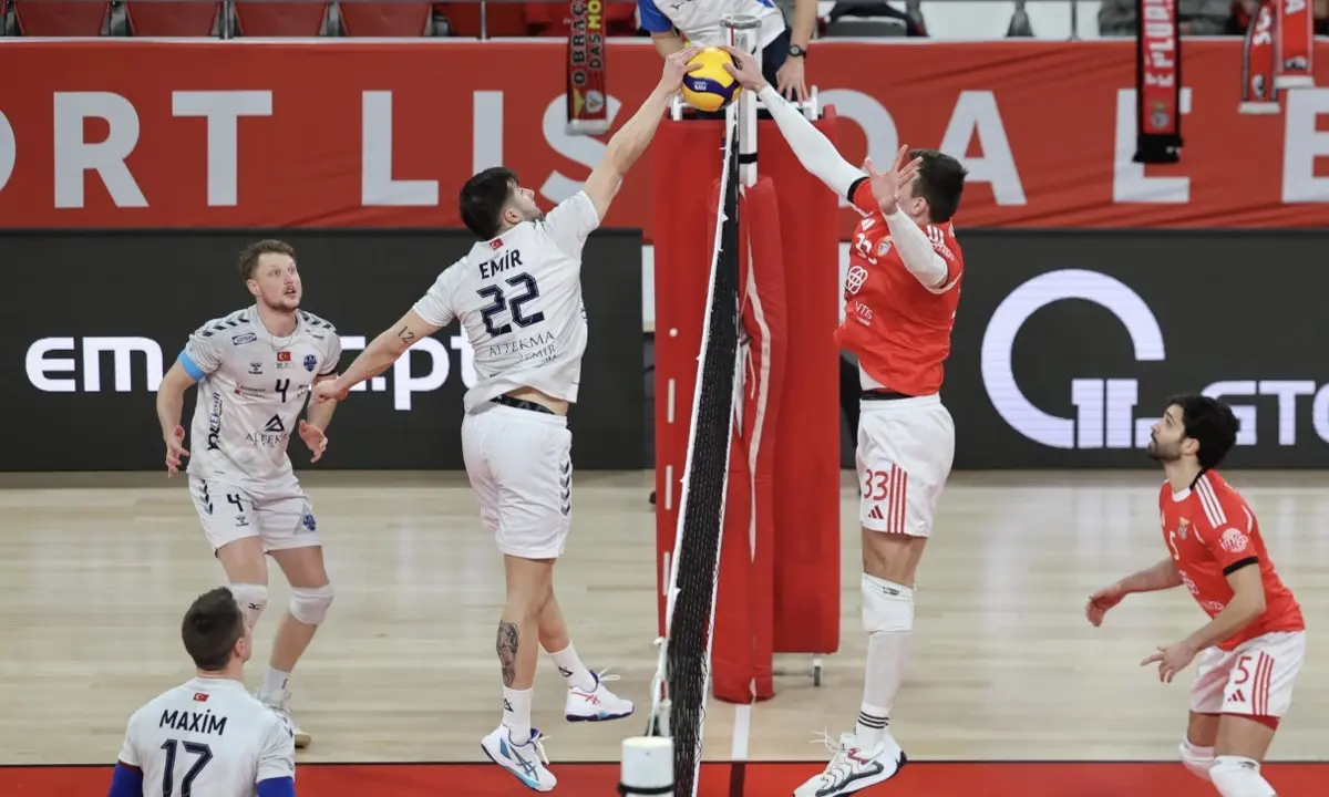 Imagem de contexto do artigo Benfica bate Altekma com reviravolta épica na Taça Challenge de voleibol