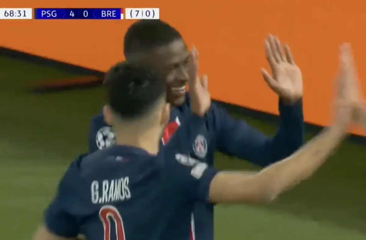 Imagem de contexto do artigo Depois de Vitinha, Nuno Mendes e Gonçalo Ramos marcam no PSG-Brest. Veja aqui