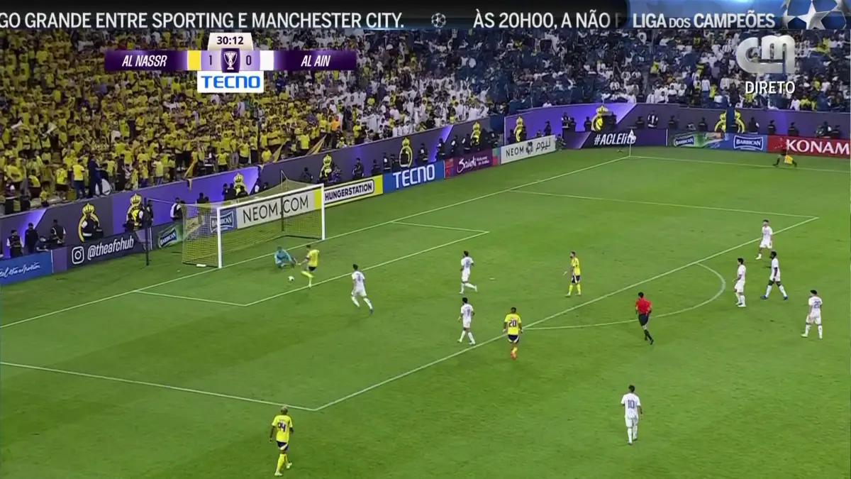 Imagem de contexto do artigo Ronaldo aumenta vantagem do Al Nassr na Liga dos Campeões asiática. Ora veja