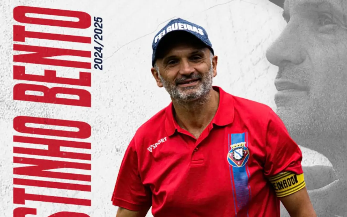 Imagem de contexto do artigo Felgueiras: treinador Agostinho Bento renova após a subida
