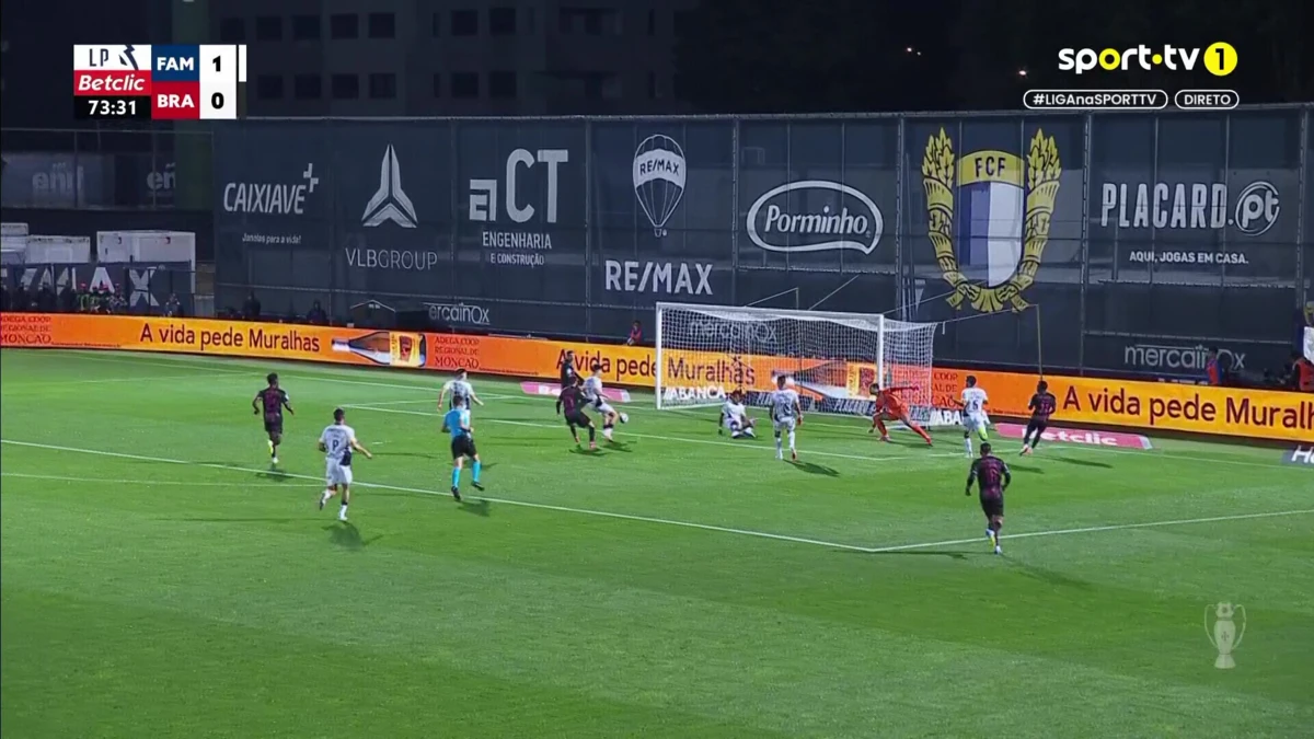 Imagem de contexto do artigo Famalicão-Braga: veja o autogolo que fixou o resultado final