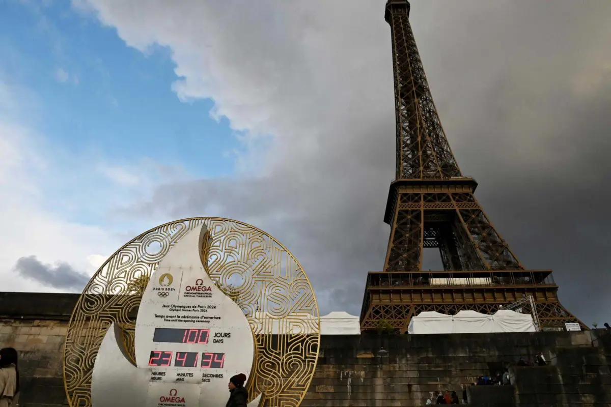 Contagem decrescente para Paris'2024 (créditos: AFP)