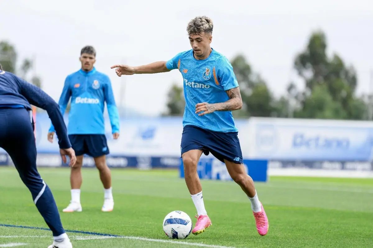 Iván Jaime em ação no Olival (créditos: FC Porto)