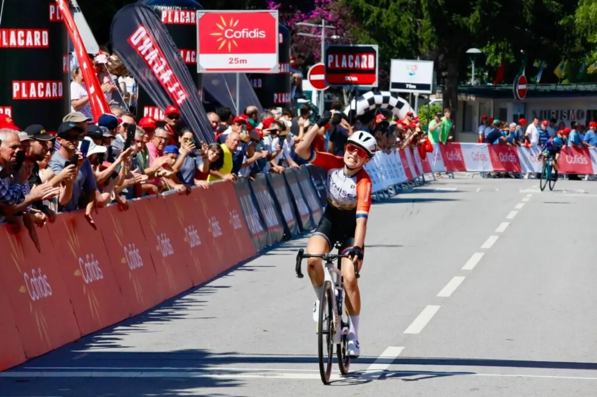 Mara Roldan vence segunda etapa e lidera Volta a Portugal feminina (créditos: fpciclismo.pt)