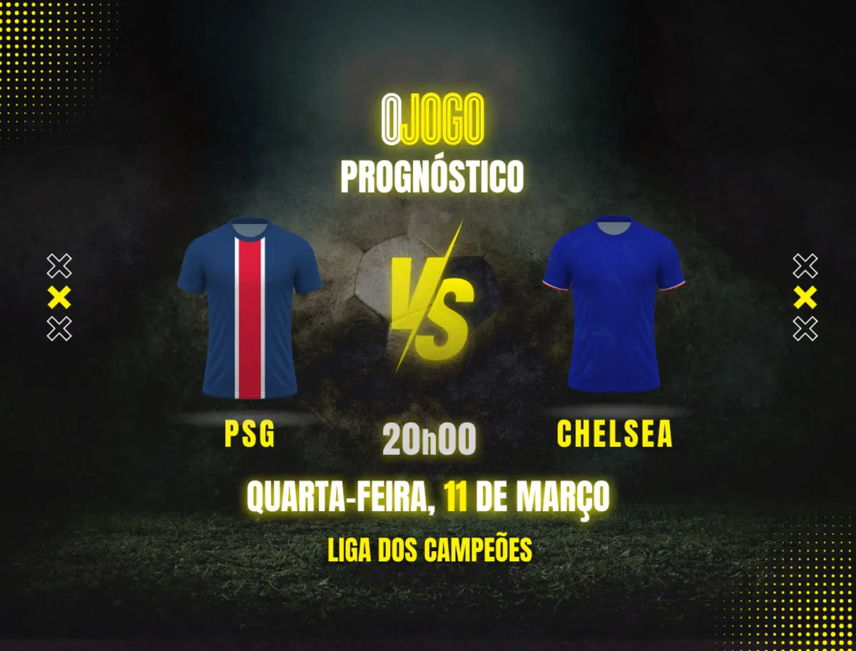 Imagem de contexto do artigo Prognóstico PSG vs Chelsea: Dicas - Champions League