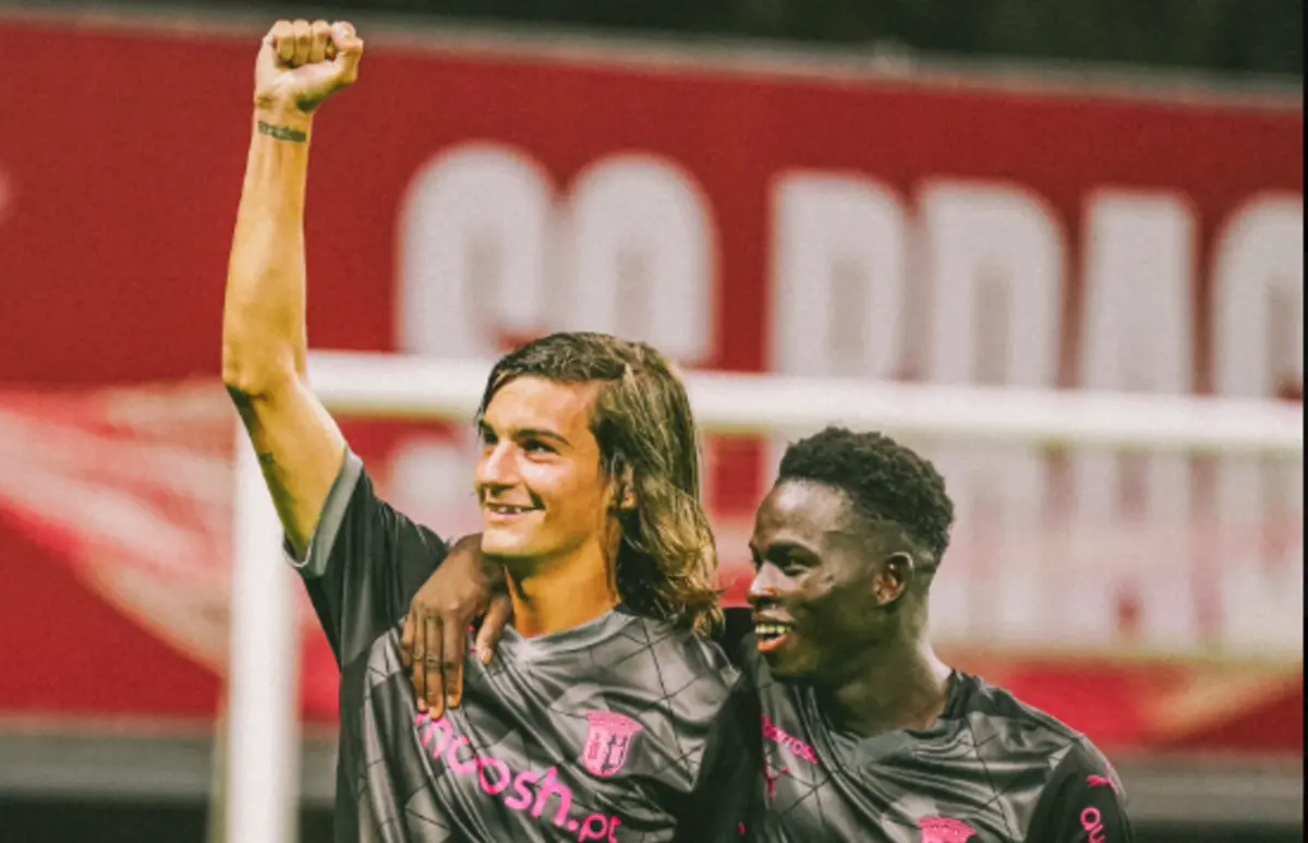 João Vasconcelos à esquerda (Reprodução: Braga)