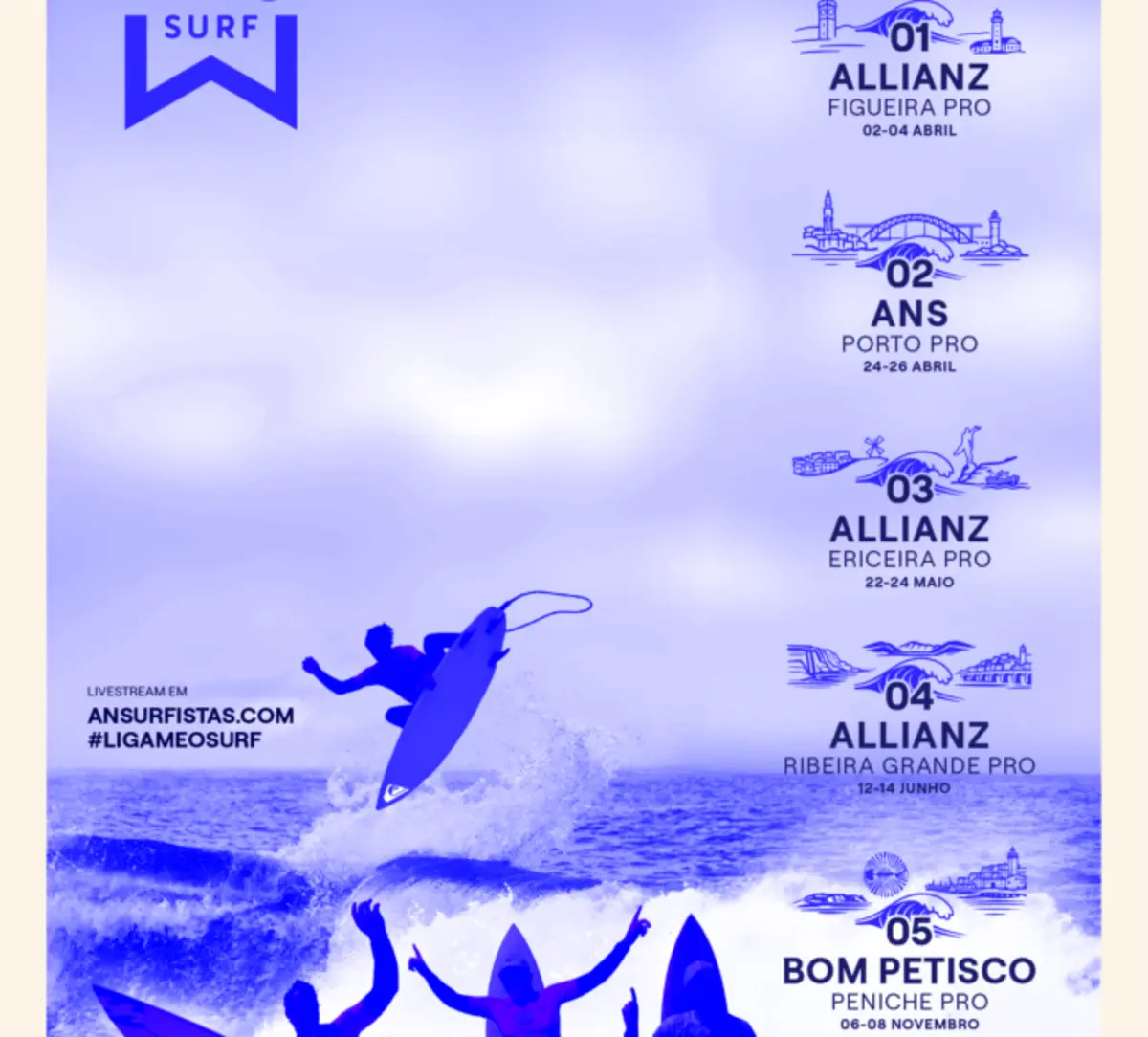 Imagem de contexto do artigo Circuito português de surf arranca em abril na Figueira da Foz