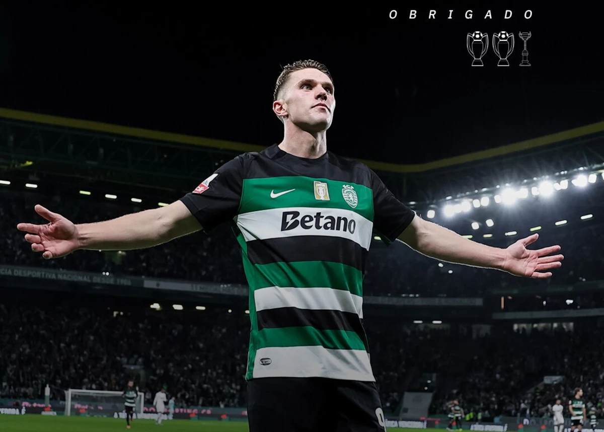 Imagem de contexto do artigo Gyokeres, melhor jogador da I Liga, em bom português: "Adoro-vos a todos"