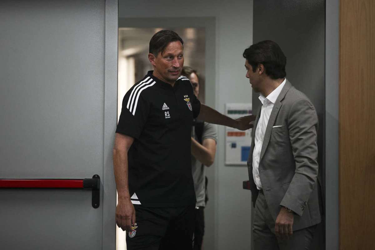 Roger Schmidt e Rui Costa