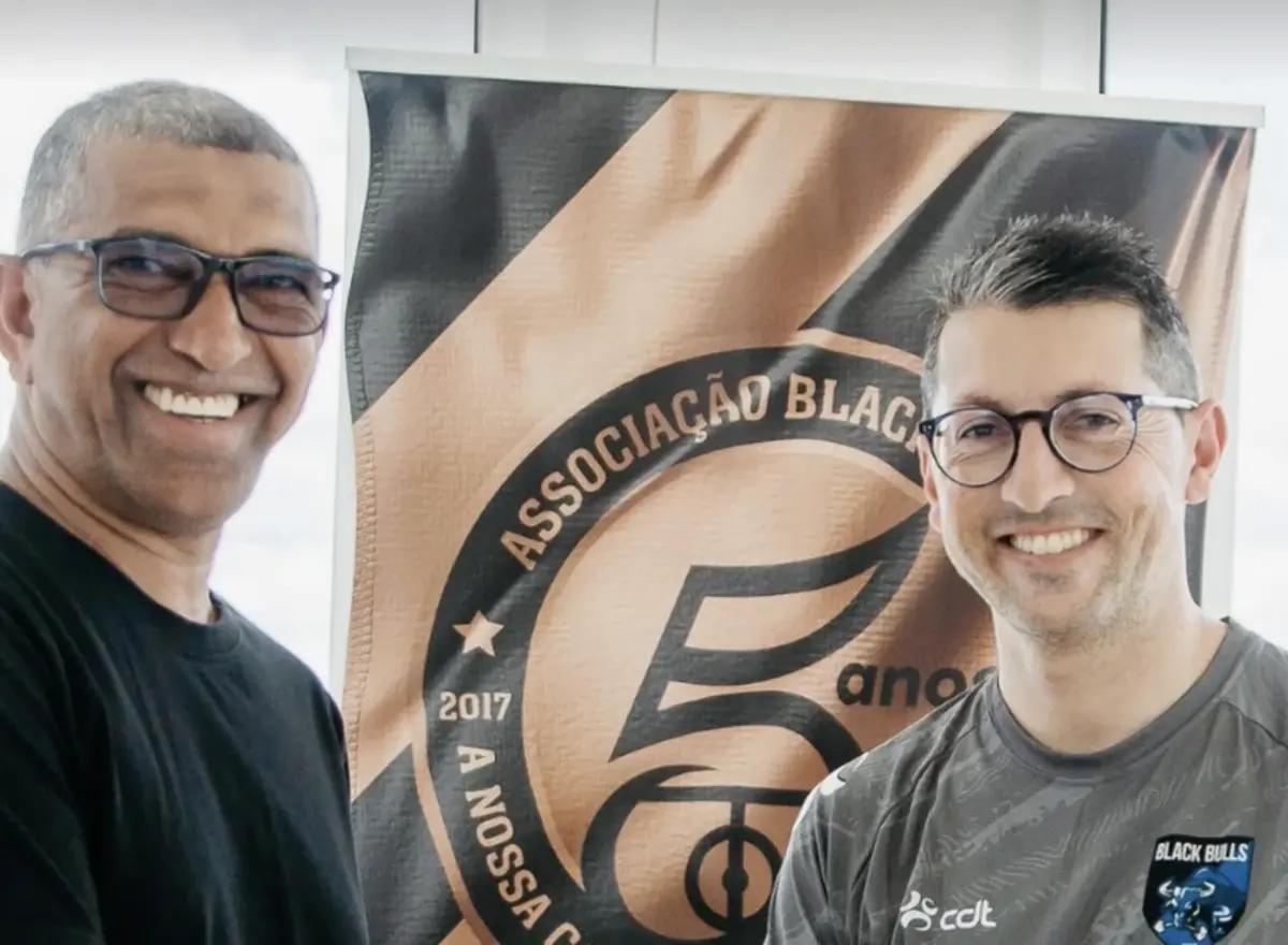 Nélson Santos, à direita