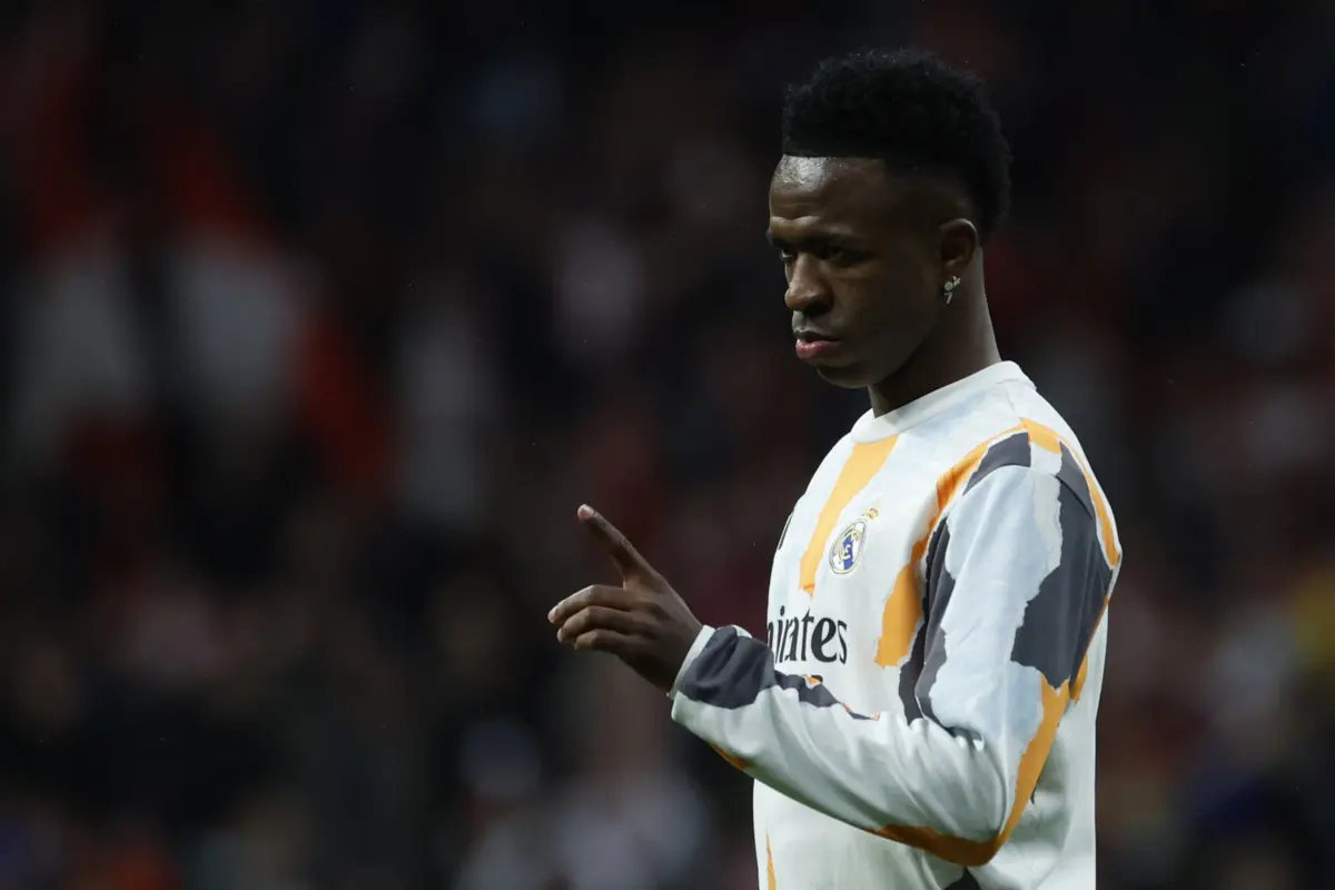 Imagem de contexto do artigo Vinícius Jr. volta a ser alvo de insultos racistas antes do Atlético-Real Madrid